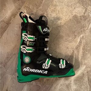 Nordica Men's Sport 120 Black and Green Snow Boots sz 29-29.5 men’s 11